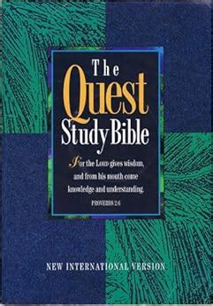 the quest study bible|large print quest study bible.